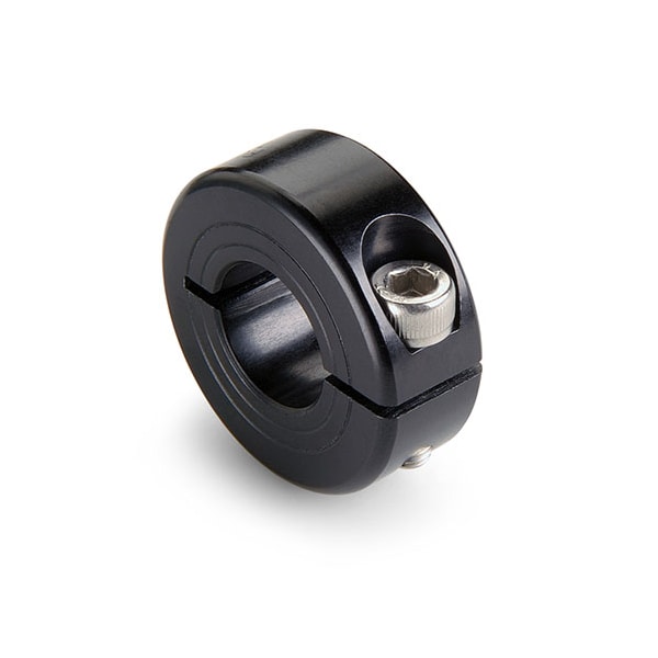 Ruland Shaft Collar, 1pc Clamp, Bore 0.2500", OD 18mm, Anodized Aluminum MCL-4E-AN - main